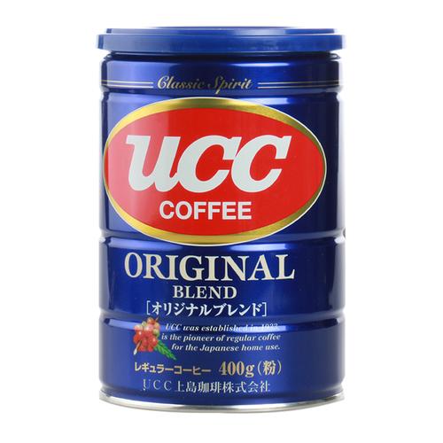 进口日本株式会社ucc悠诗诗原味综合焙炒咖啡粉400g研磨咖啡粉